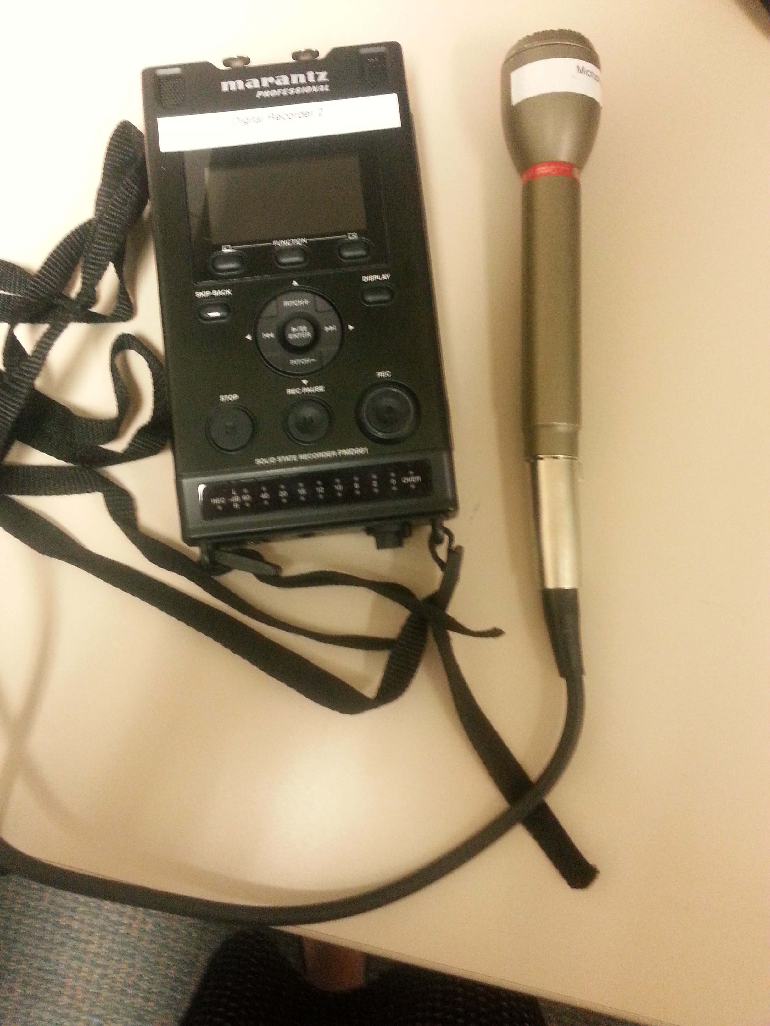 Oral History Equipment 105