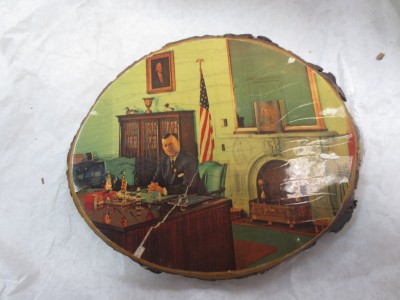 Lillie Carroll Jackson seemed equally fond of Mayor McKeldin. I love the details of his office in this souvenir.