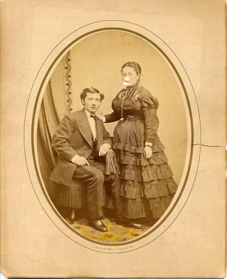 David and Clara Stern Lowenstein by J. Davis Byerly, Frederick, MD, late 1860s. Courtesy of Paul and Rita Gordon. 1995.104.58