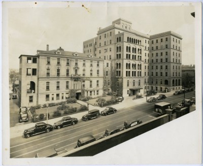 Sinai Hospital on East Monument Street, 1940. 2010.20.13.