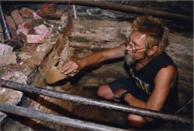 Image from an excavation at Lloyd Street Synagogue.