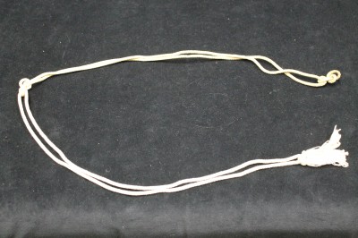 Rope used by Sinai nursing students to keep the hospital keys safe, 2012.117.1