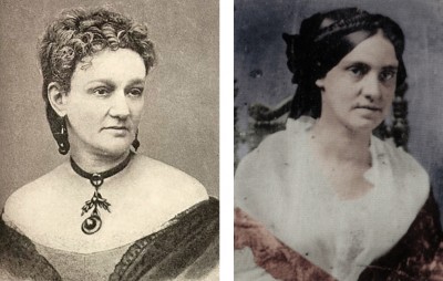 The Levy Sisters, Eugenia (left) and Phoebe (right)