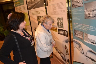 There was also plenty of reminiscing prompted by images in the exhibit, especially regarding schools and shopping centers.