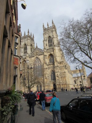 York Minster, I believe it is the second largest cathedral in Europe.  It stands where Constantine was made Emperor of Rome.