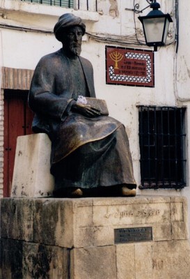 Maimonides sculpture, Cordoba, Spain