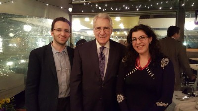 Michael and Victoria Drob with Frank Risch