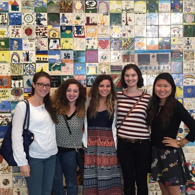 Interns at the Holocaust Memorial Museum in Washington, DC.