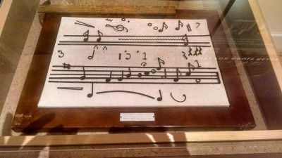 A display on music at APH