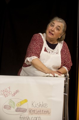 Actor Terry Nicholetti brings to life the story of Bessie Bluefeld, a Russian immigrant who established Baltimore’s beloved Bluefeld’s catering business.