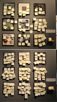 Top: the comment wall in late October, 2015. Bottom: the same wall on January 15th, 2016. So many comments!