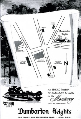Ads like this one from the Jewish Times in 1960 appealed to families looking to move out of crowded homes in the city.