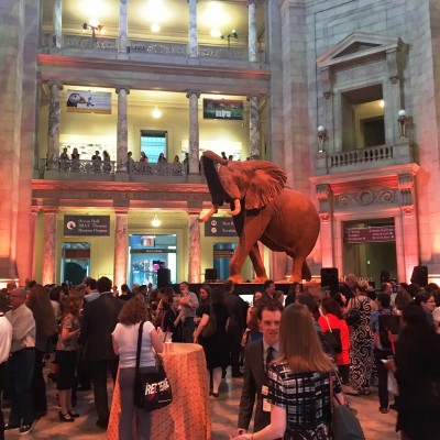 I concluded my experience with a stop by the Party “Inside the Great American Outdoors” at the Smithsonian’s National Museum of Natural History. I felt privileged to be able to explore the museum after-hours with many of my colleagues.