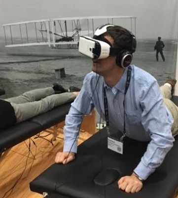 I also tried out a virtual reality station about the Wright Brothers flight and bought two books to help me in my current position.
