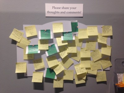 The comment board