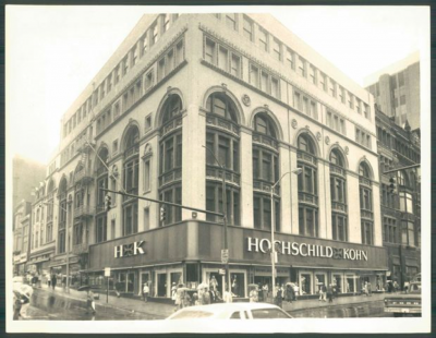 Hochschild Kohn was the first department store to integrate in Baltimore.
