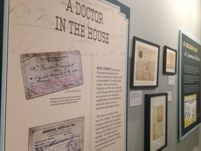 JMM’s “Beyond Chicken Soup” exhibit explores the cultural basis behind the “Jewish doctor” stereotype. Credit: Jewish Museum of Maryland