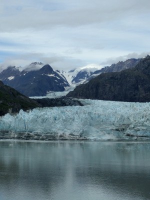 This was late because I was in Alaska, so here’s a picture of the John’s Hopkins Glacier.