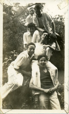 Members of the JEA's Orion Club on a hike at Orange Groce, April 1933. JMM 1992.231.282