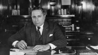  Russian-born American film mogul Louis Burt Mayer (1885 - 1957), head of production at MGM, circa 1935.  (Photo by General Photographic Agency/Getty Images)