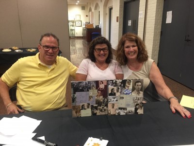 The Rozga siblings make collages honoring their parents.
