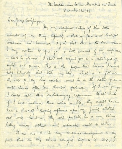 The Letter, page 1