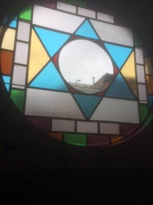Vilna's stained glass window