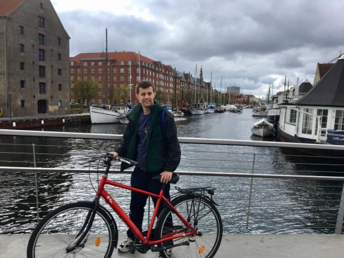 Biking around Copenhagen