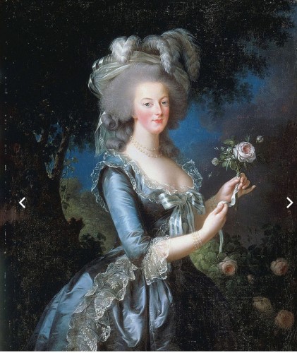 Example of one of Elisabeth Louise Vigée Le Brun’s works discussed in her episode, “Marie Antoinette With a Rose” (1783)