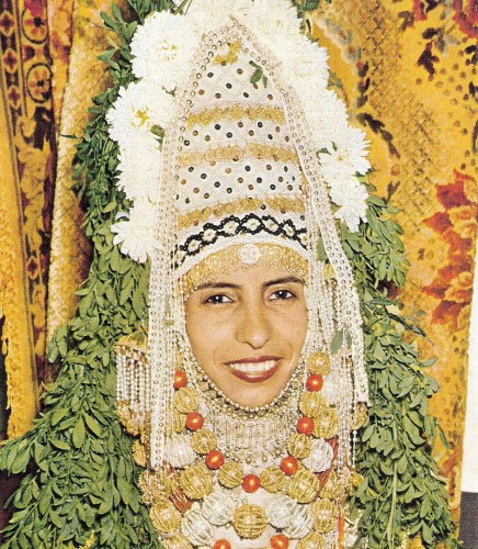 Yemenite bride, 1958. via.
