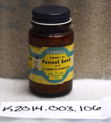Jar of Fennel Seeds (K2014.003.106)