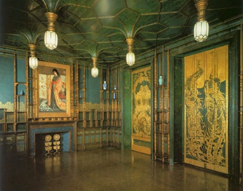 The combination of blue-greens and gold made the Peacock Room stand out for me. Normally I’m used to seeing art on a canvas, not in a whole room. I still go straight to this room when at the Freer Gallery of Art.