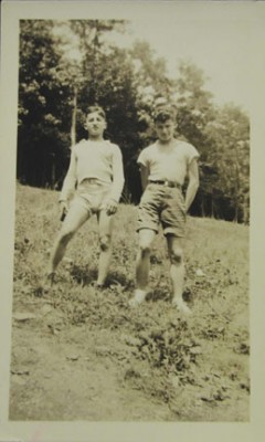Two campers at Camp Moshava Labor Zionist Camp.Gift of the Beser Family,  JMM 1993.173.62