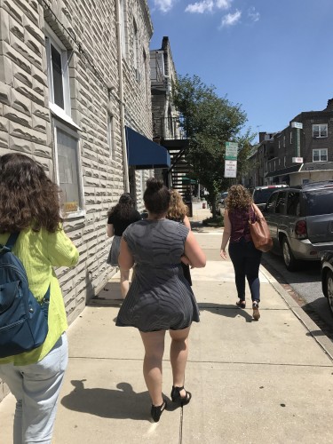 All the interns as we walk back from getting delicious desserts from Vaccaro’s Italian Pastry Shop. I will miss all of them and the fun times at lunch we had together!
