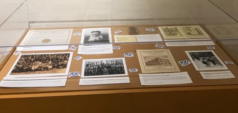 The display they created in the Lloyd Street Synagogue