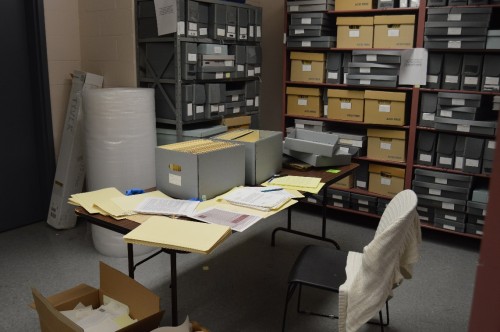 The JMM Archives Room, where I've been spending a lot of my time!