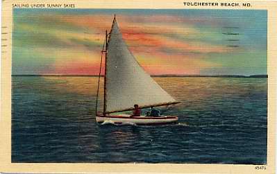 Sailboat, 1942. JMM K2004.3.100
