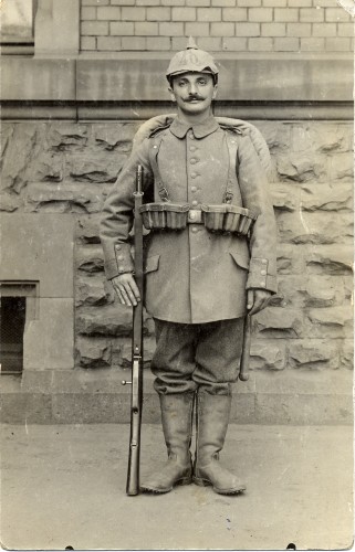 Theo Weil in German military uniform, September 29, 1915. Courtesy of Brenda Mandel, L2002.103.1129.